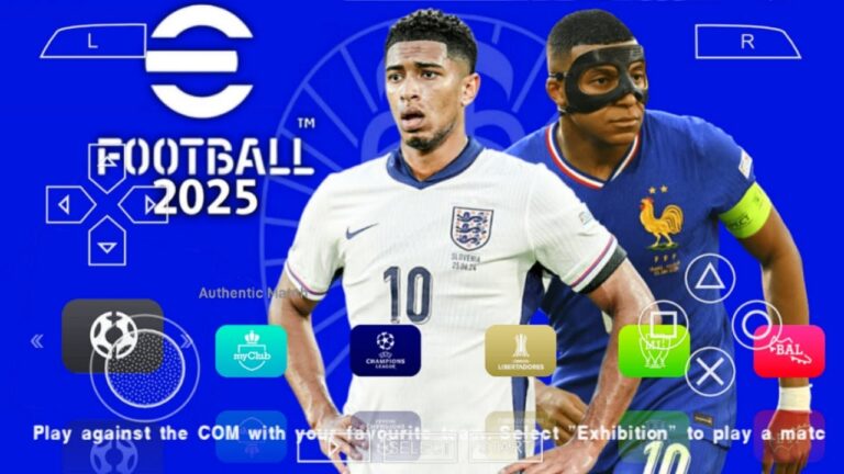 PES 2025 PPSSPP ISO PS5 Camera