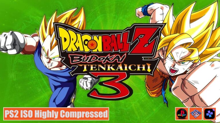 Dragon Ball Z Budokai Tenkaichi 3 PS2 ISO Highly Compressed