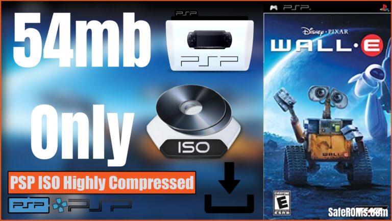 WALL E PSP ISO Highly Compresssed Download