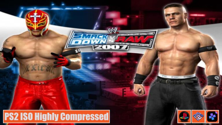 WWE SmackDown vs. Raw 2007 PS2 ISO Highly Compressed Game