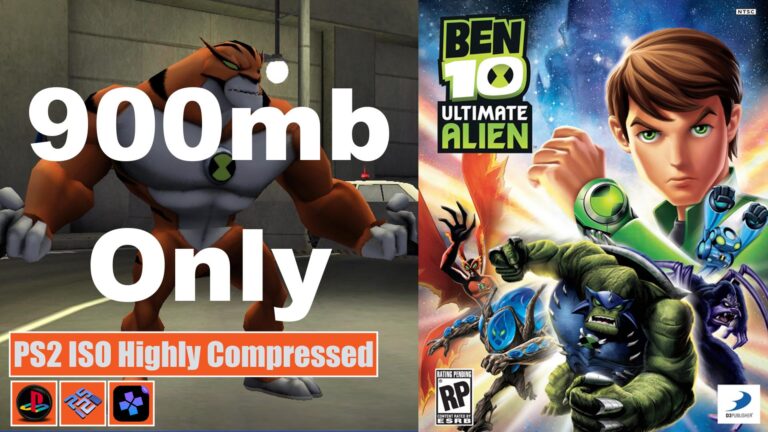 Ben 10 Ultimate Alien PS2 ISO Highly Compressed 900mb