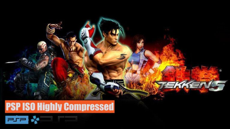 Tekken 5 PSP ISO Highly Compressed