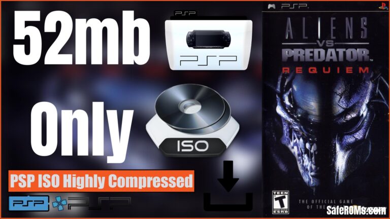 Aliens vs. Predator Requiem PSP ISO Highly Compressed