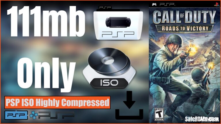 Call of Duty Roads to Victory PSP ISO Highly Compressed Game