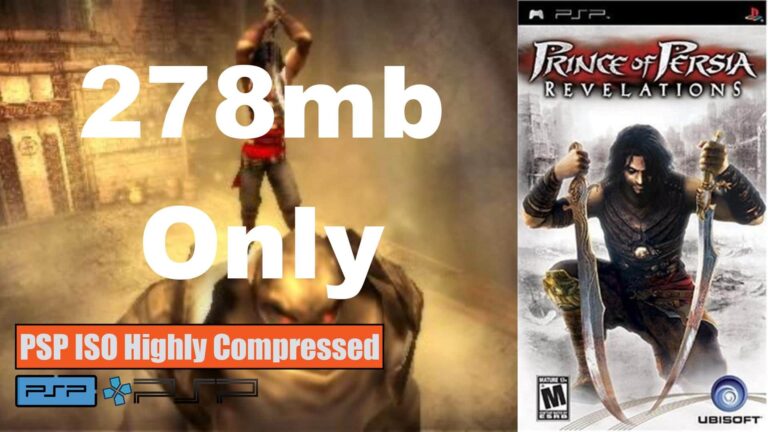 Prince of Persia Revelations PSP ISO Highly Compressed