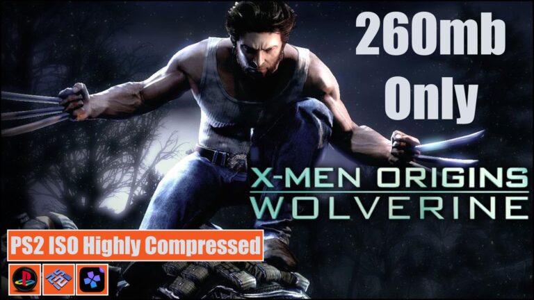 X Men Origins Wolverine PS2 ISO Highly Compressed